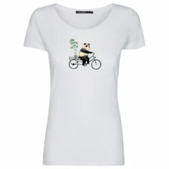 Women's Bike Panda Loves - T-shirt