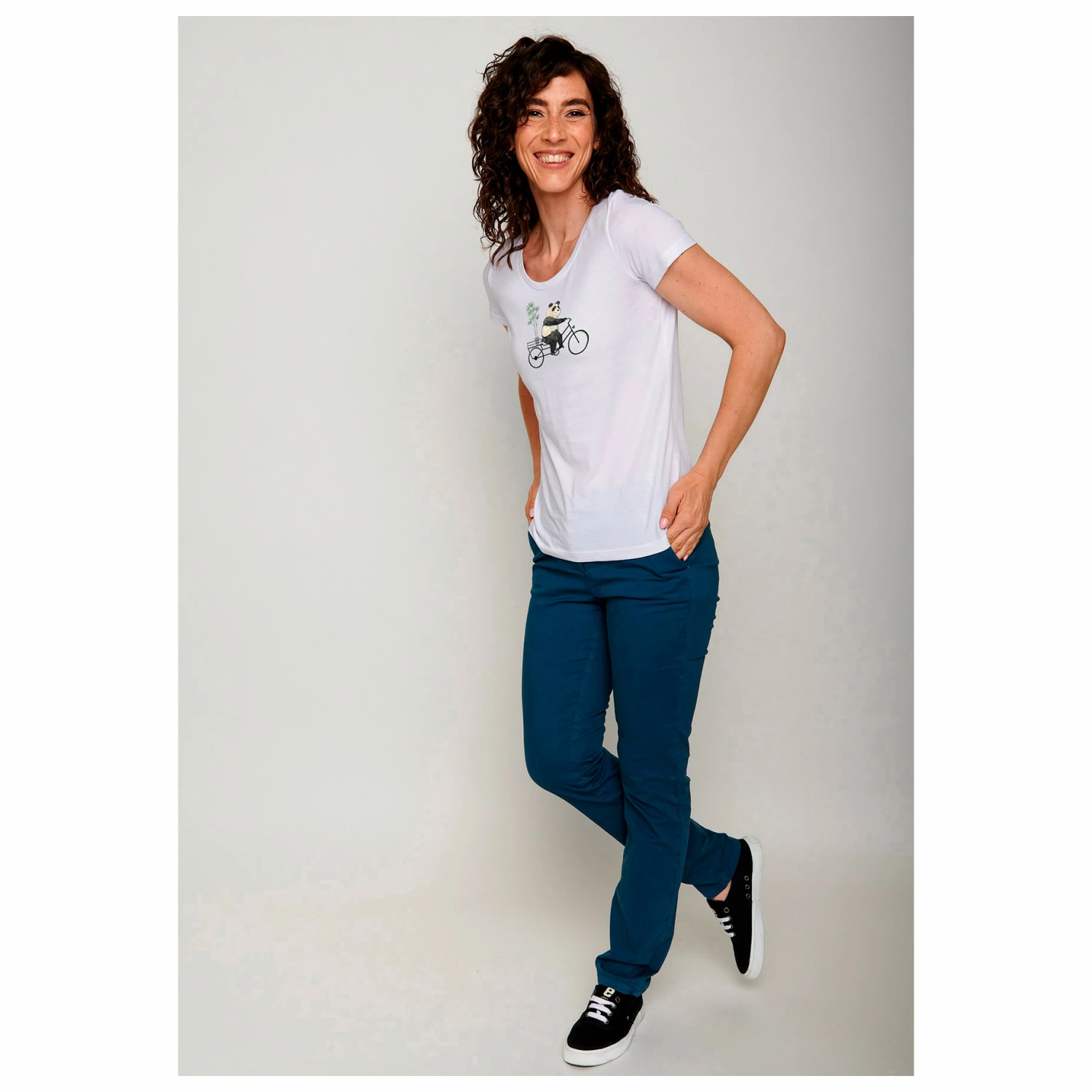 Women's Bike Panda Loves - T-shirt 6 Women's Bike Panda Loves - T-shirt - Image 4