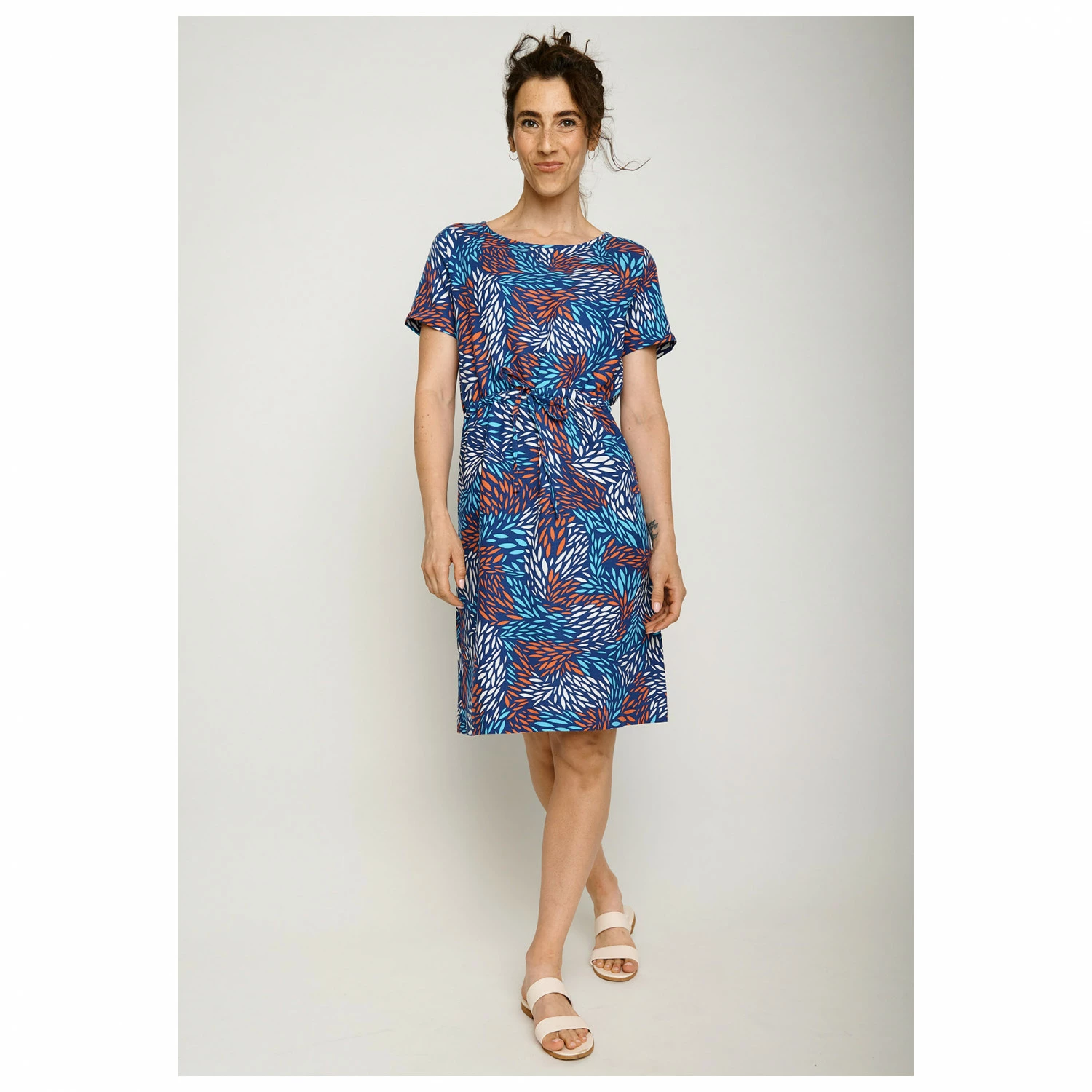 Women's Sparkling Leaves Hop Dress - Dress 4 Women's Sparkling Leaves Hop Dress - Dress - Image 2