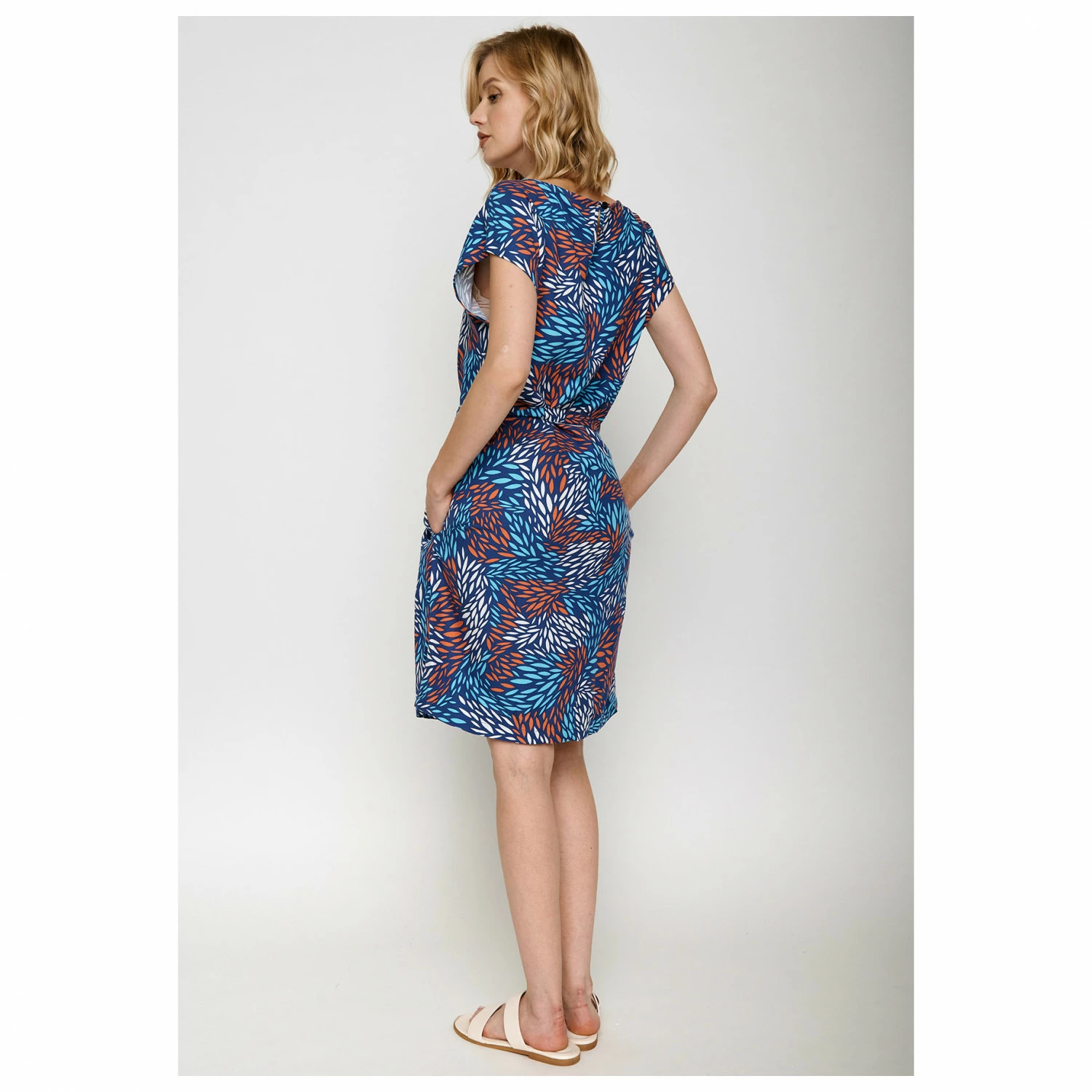 Women's Sparkling Leaves Step Dress - Dress 5 Women's Sparkling Leaves Step Dress - Dress - Image 3