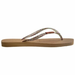Havaianas Women's Slim Square Logo Metallic - Sandals