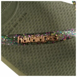 Havaianas Women's Slim Square Logo Metallic - Sandals 11 Havaianas Women's Slim Square Logo Metallic - Sandals -Outdoor Equipment Sales Shop havaianas womens slim square logo metallic sandals detail 5