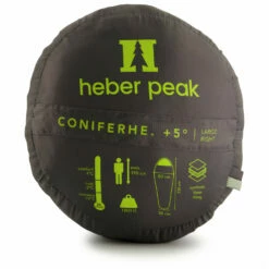 ConiferHe. +5°C - Synthetic Sleeping Bag -Outdoor Equipment Sales Shop heber peak coniferhe 5 c synthetic sleeping bag detail 9