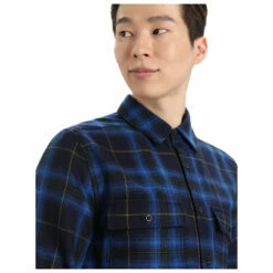 Icebreaker Dawnder L/S Flannel Shirt Plaid - Shirt 15 Icebreaker Dawnder L/S Flannel Shirt Plaid - Shirt -Outdoor Equipment Sales Shop icebreaker dawnder l s flannel shirt plaid shirt detail 5