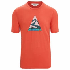 Icebreaker Tech Lite II S/S Tee Camping Grounds - Merino Shirt