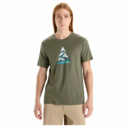 Icebreaker Tech Lite II S/S Tee Camping Grounds - Merino Shirt 10 Icebreaker Tech Lite II S/S Tee Camping Grounds - Merino Shirt -Outdoor Equipment Sales Shop icebreaker tech lite ii s s tee camping grounds merino shirt detail 3
