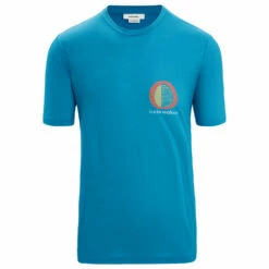 Icebreaker Tech Lite II S/S Tee Spring Glow - Merino Shirt