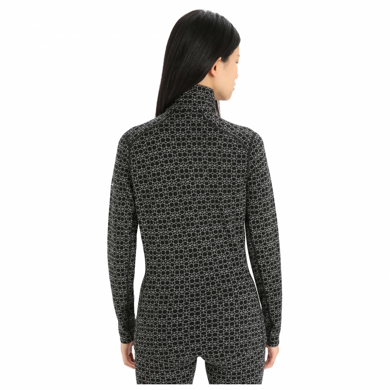 Icebreaker Women's 250 Vertex L/S Half Zip Alpine Geo - Merino Base Layer 5 Icebreaker Women's 250 Vertex L/S Half Zip Alpine Geo - Merino Base Layer - Image 3