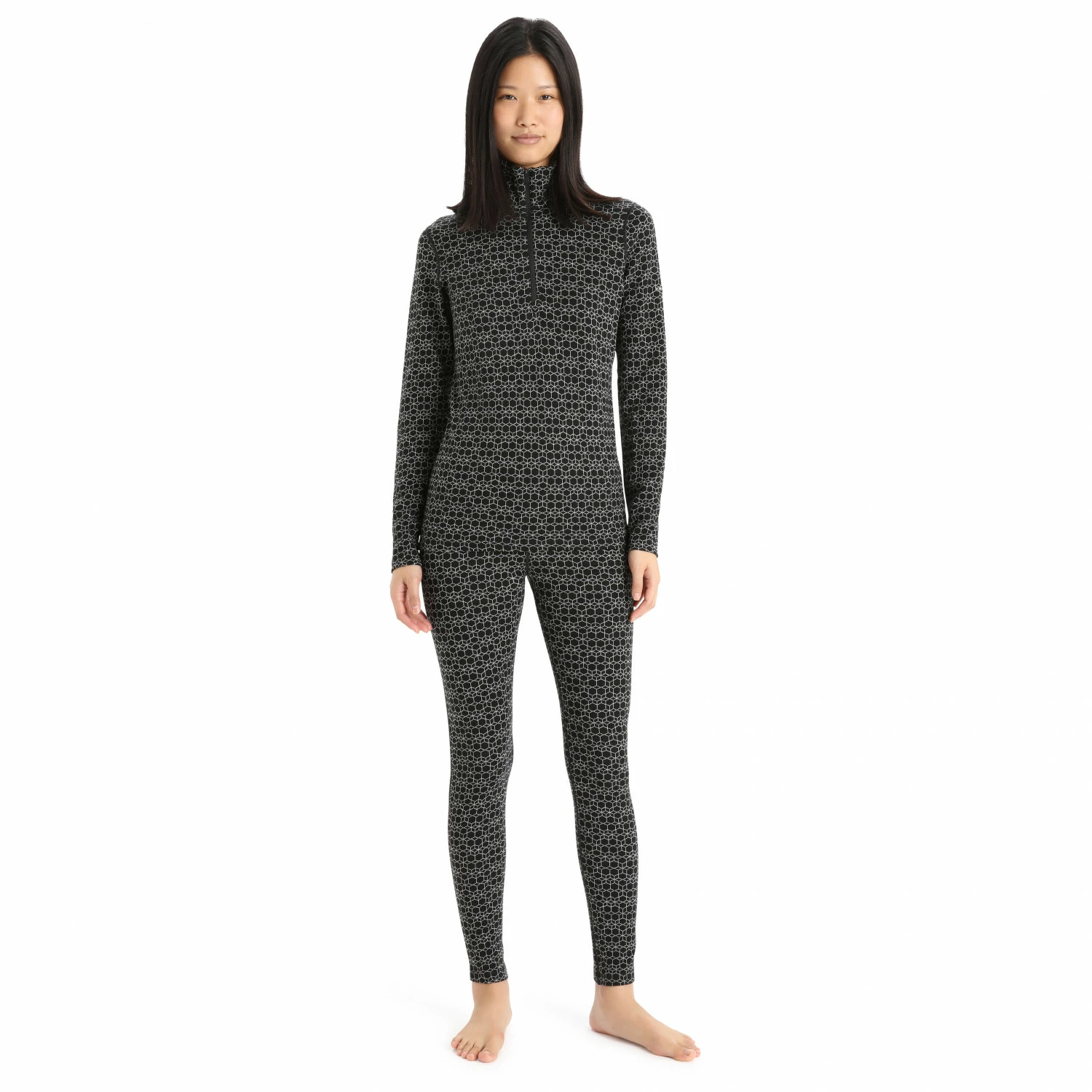 Icebreaker Women's 250 Vertex L/S Half Zip Alpine Geo - Merino Base Layer 6 Icebreaker Women's 250 Vertex L/S Half Zip Alpine Geo - Merino Base Layer - Image 4