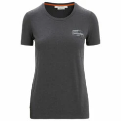 Icebreaker Women's Central Classic S/S Tee Caravan Life - Merino Shirt