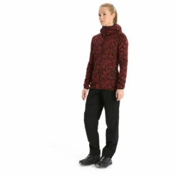 Icebreaker Women's Elemental L/S Zip Hood Lichen - Hoodie -Outdoor Equipment Sales Shop icebreaker womens elemental l s zip hood lichen hoodie detail 4