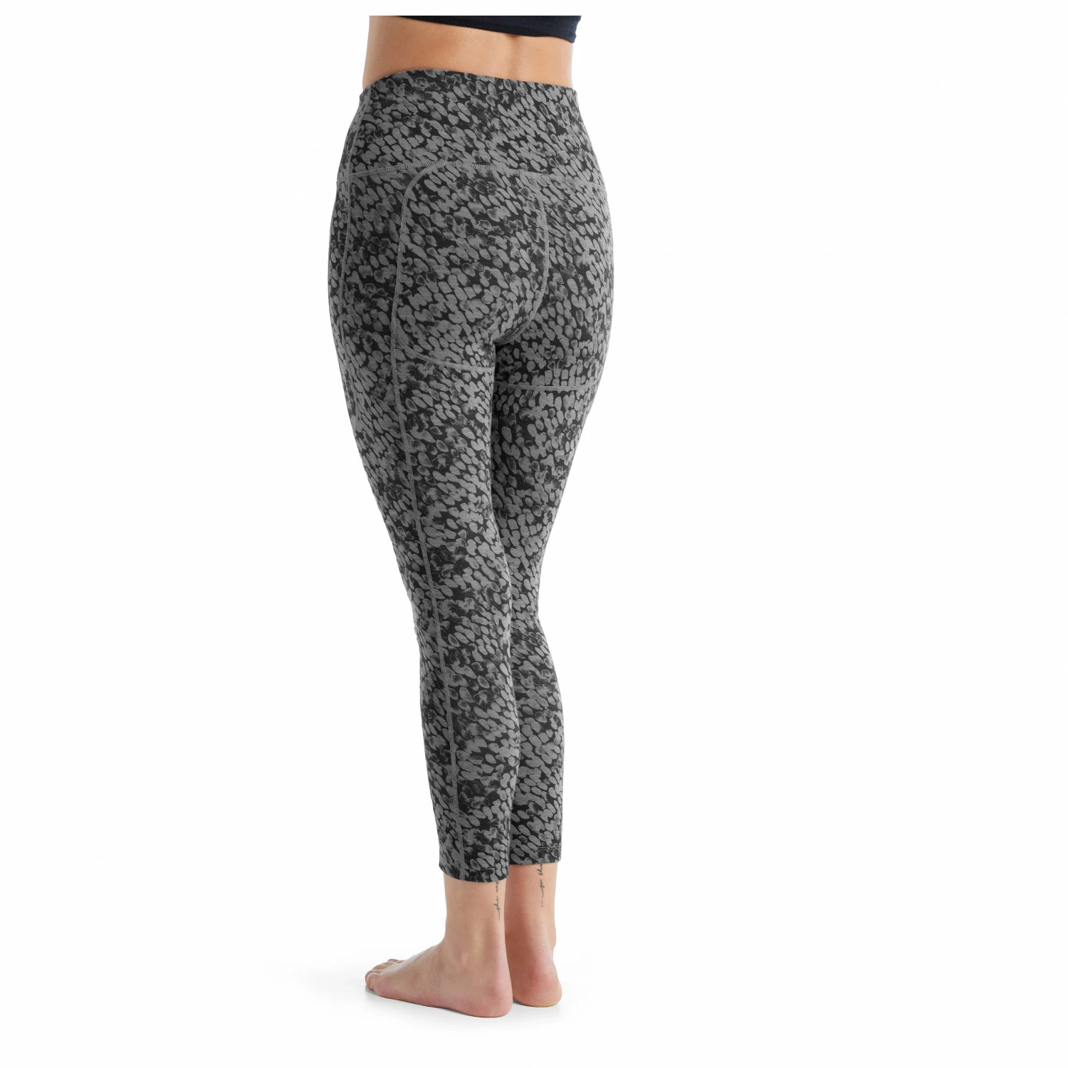 Icebreaker Women's Fastray High Rise Tights Forest Shadow - Leggings 4 Icebreaker Women's Fastray High Rise Tights Forest Shadow - Leggings - Image 2