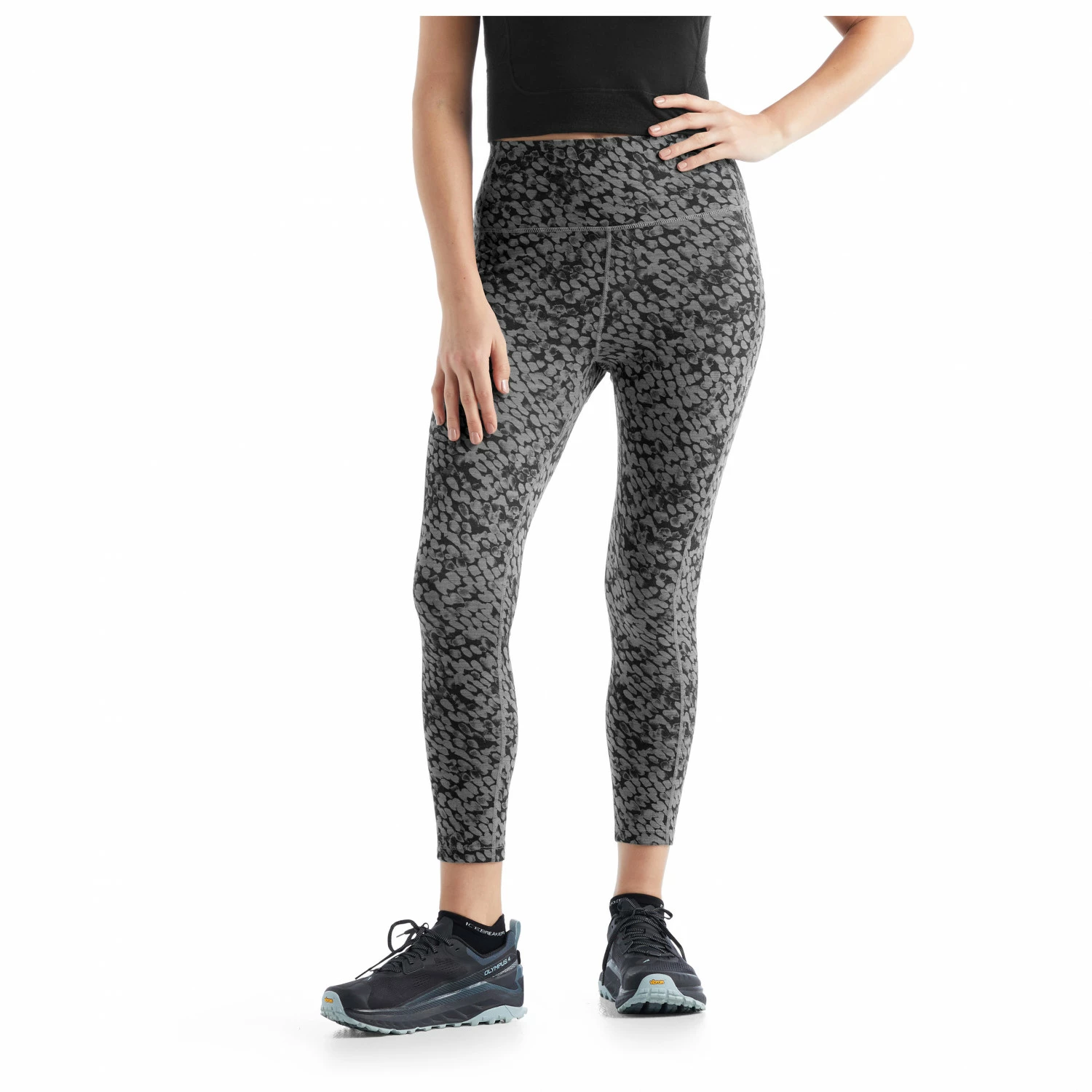 Icebreaker Women's Fastray High Rise Tights Forest Shadow - Leggings 5 Icebreaker Women's Fastray High Rise Tights Forest Shadow - Leggings - Image 3