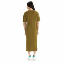 Icebreaker Women's Granary Tee Dress - Dress 11 Icebreaker Women's Granary Tee Dress - Dress -Outdoor Equipment Sales Shop icebreaker womens granary tee dress dress detail 4