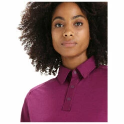 Icebreaker Women's Hike S/S Top - Polo Shirt -Outdoor Equipment Sales Shop icebreaker womens hike s s top polo shirt detail 5