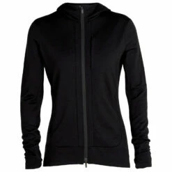 Icebreaker Women's Quantum III L/S Zip Hood - Merino Jacket