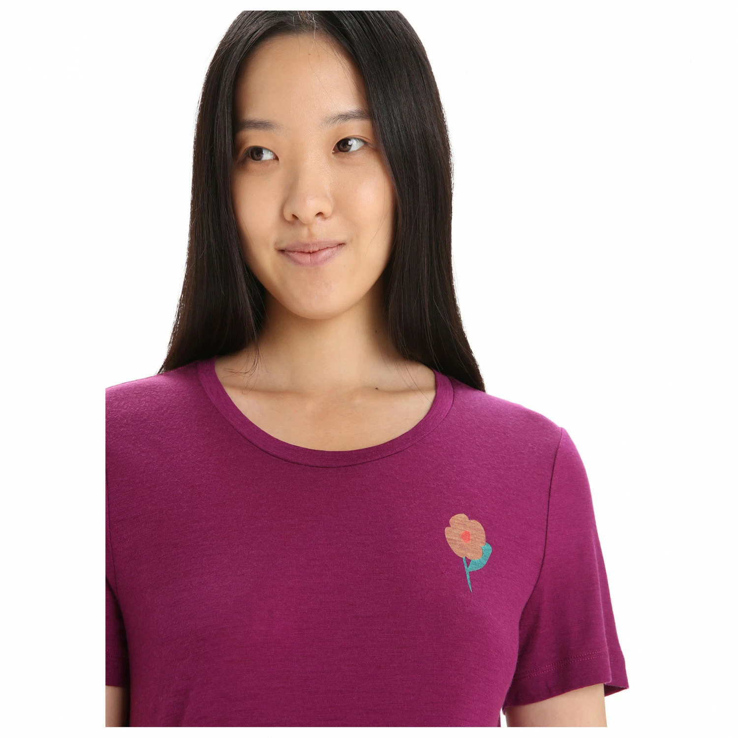 Icebreaker Women's Tech Lite II S/S Tee Springtime Flowers - Merino Shirt 8 Icebreaker Women's Tech Lite II S/S Tee Springtime Flowers - Merino Shirt - Image 6