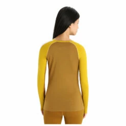 Icebreaker Women's Zoneknit 200 L/S Crewe - Merino Base Layer -Outdoor Equipment Sales Shop icebreaker womens zoneknit 200 l s crewe merino base layer detail 3