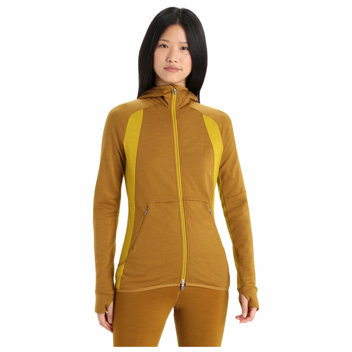 Icebreaker Women's Zoneknit L/S Zip Hoodie - Hoodie 4 Icebreaker Women's Zoneknit L/S Zip Hoodie - Hoodie - Image 2