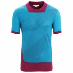 Icebreaker Zoneknit S/S Tee Geodetic - Merino Base Layer