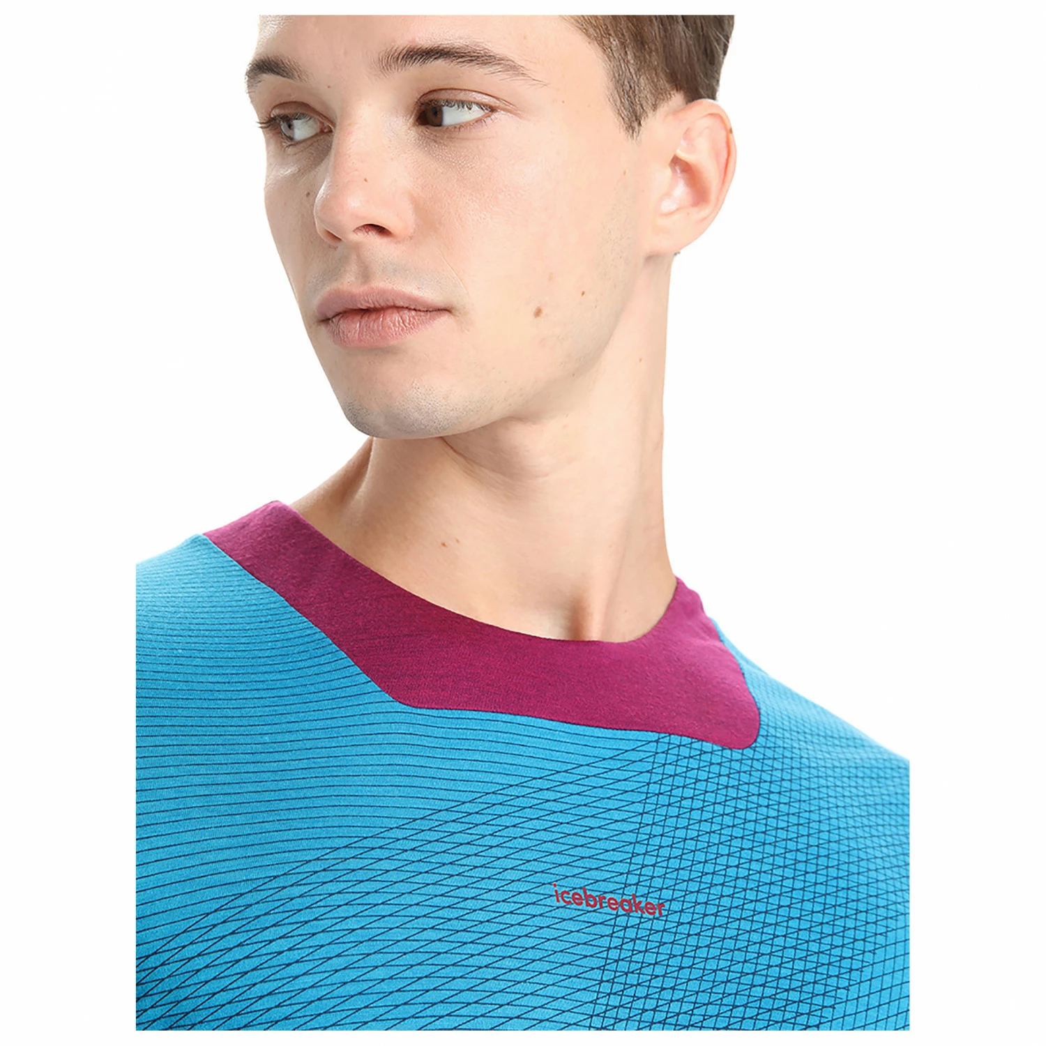 Icebreaker Zoneknit S/S Tee Geodetic - Merino Base Layer 8 Icebreaker Zoneknit S/S Tee Geodetic - Merino Base Layer - Image 6
