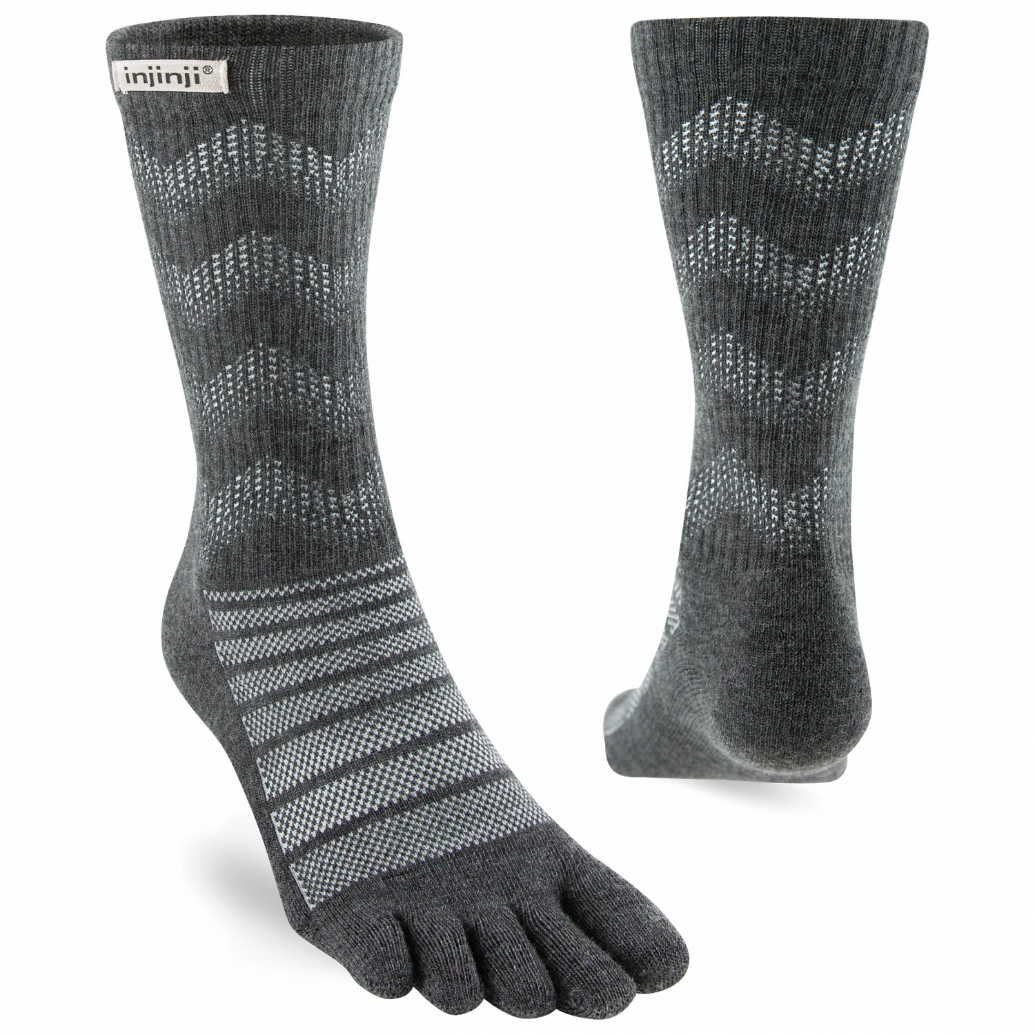 Injinji Outdoor Midweight Crew Wool - Walking Socks 4 Injinji Outdoor Midweight Crew Wool - Walking Socks - Image 2