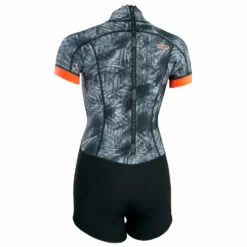 ION Women's Wetsuit Amaze Shorty 2.5 S/S Back Zip - Wet Suit -Outdoor Equipment Sales Shop ion womens wetsuit amaze shorty 25 s s back zip wet suit detail 3