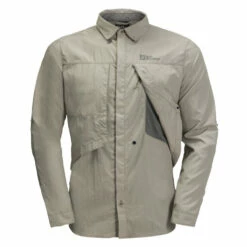 Jack Wolfskin Diskovera L/S Shirt - Shirt -Outdoor Equipment Sales Shop jack wolfskin diskovera l s shirt shirt detail 5