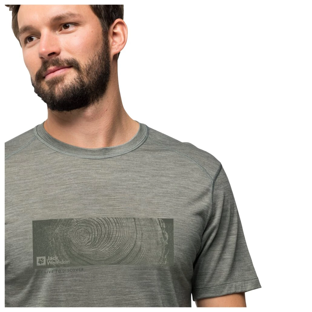 Jack Wolfskin Kammweg Graphic S/S - Sport Shirt 6 Jack Wolfskin Kammweg Graphic S/S - Sport Shirt - Image 4