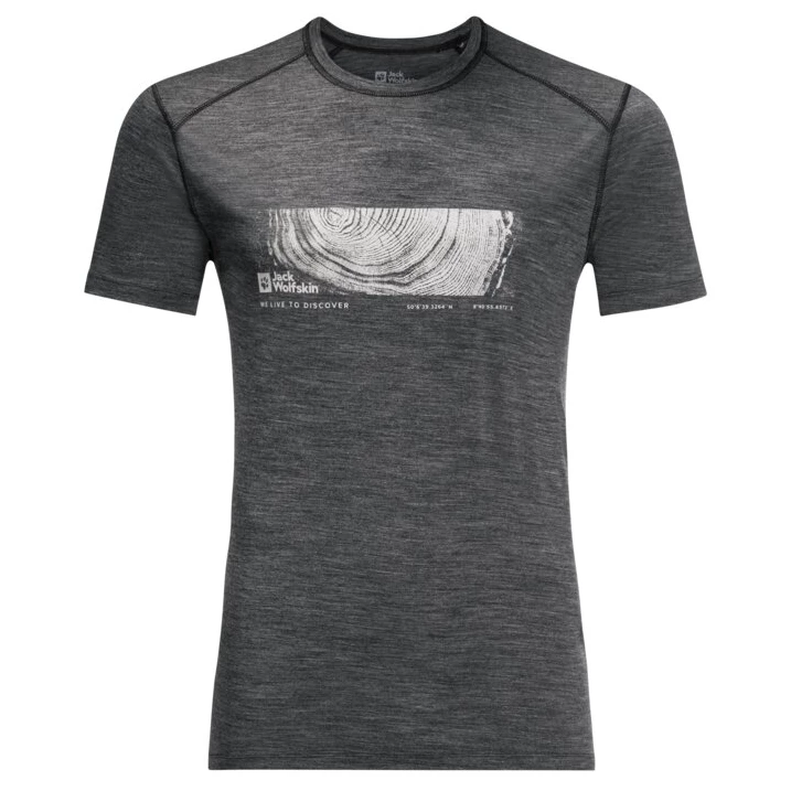 Jack Wolfskin Kammweg Graphic S/S - Sport Shirt 3 Jack Wolfskin Kammweg Graphic S/S - Sport Shirt