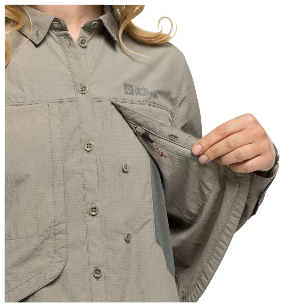 Jack Wolfskin Women's Diskovera L/S Shirt - Blouse 9 Jack Wolfskin Women's Diskovera L/S Shirt - Blouse - Image 7