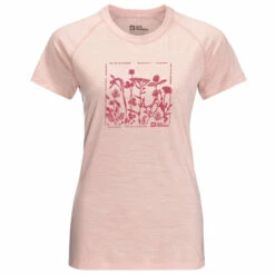 Jack Wolfskin Women's Kammweg Graphic S/S - Merino Shirt