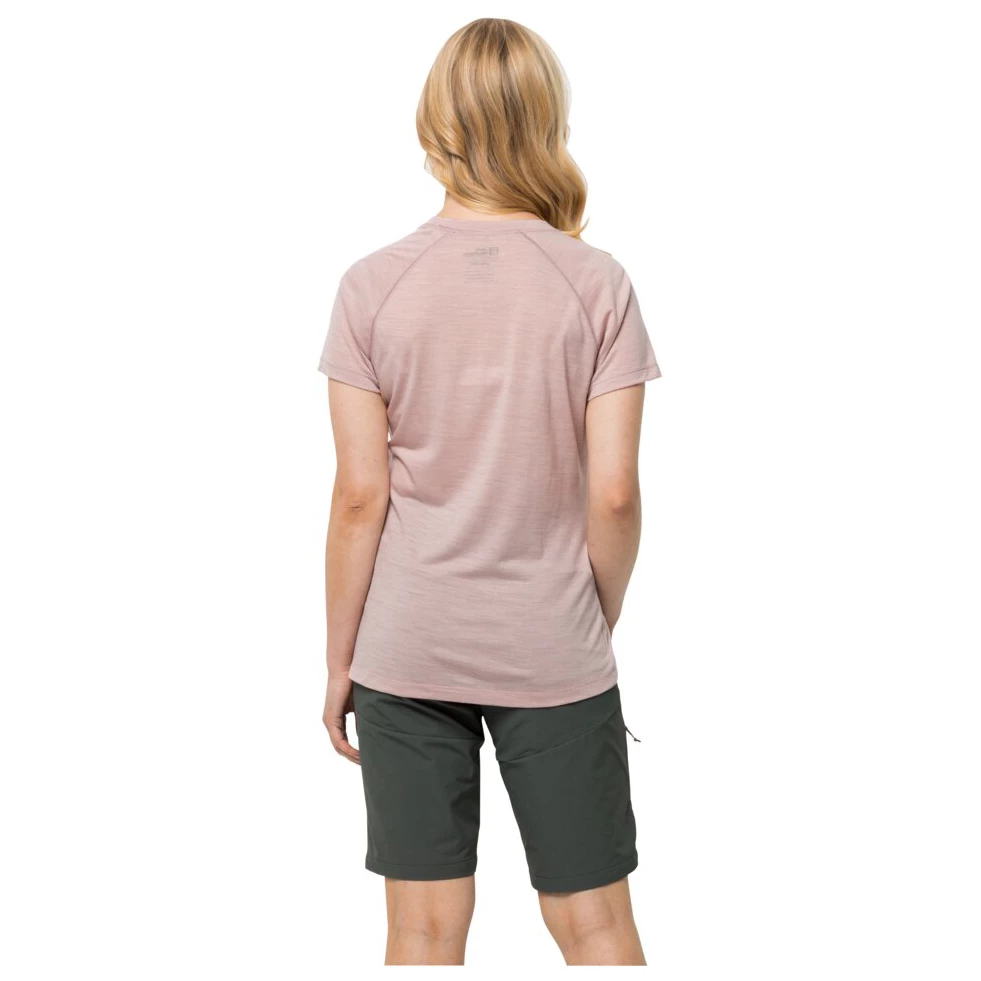 Jack Wolfskin Women's Kammweg Graphic S/S - Merino Shirt 5 Jack Wolfskin Women's Kammweg Graphic S/S - Merino Shirt - Image 3