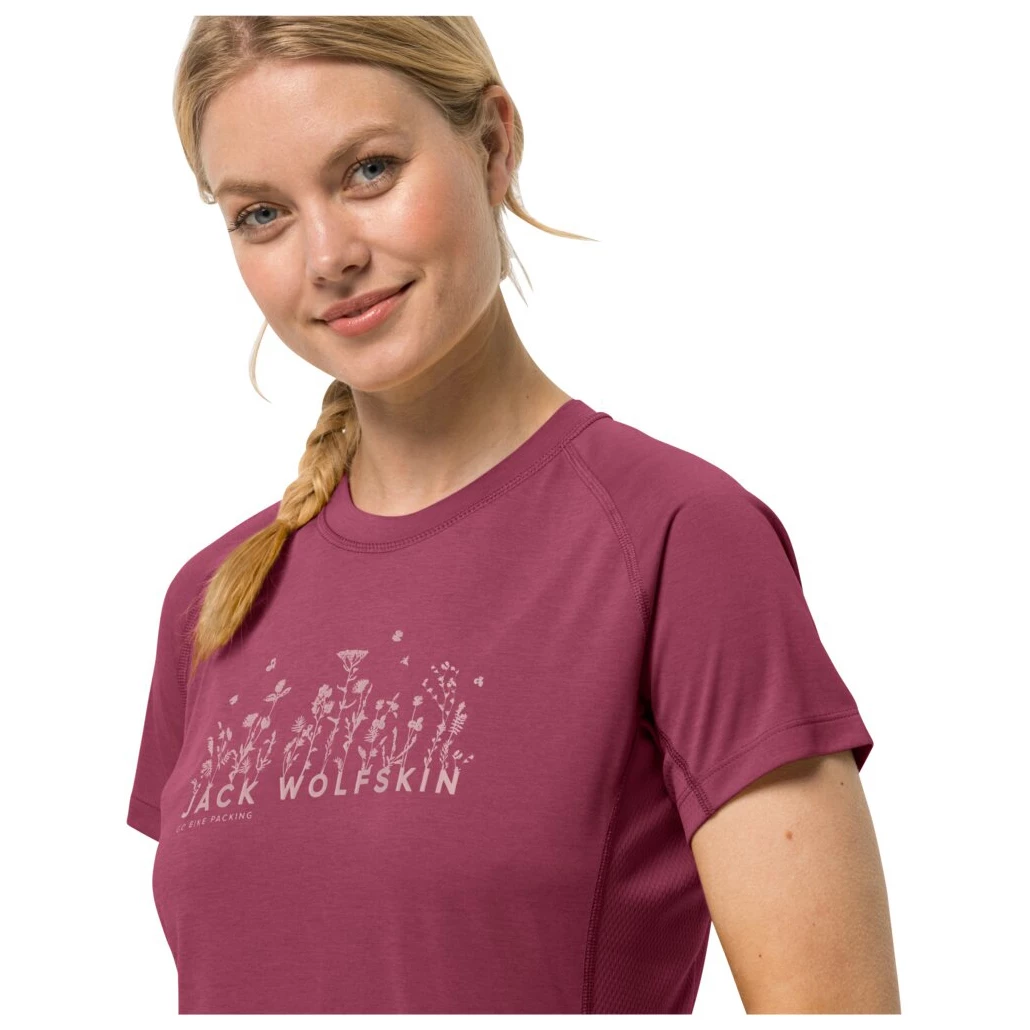 Jack Wolfskin Women's Morobbia Vent T - Cycling Jersey 6 Jack Wolfskin Women's Morobbia Vent T - Cycling Jersey - Image 4