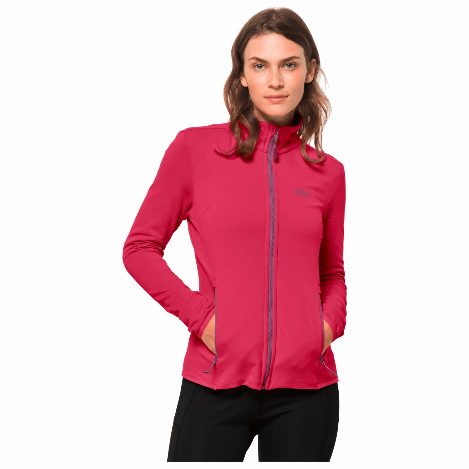 Jack Wolfskin Women's Peak Grid Fleece - Fleece Jacket 4 Jack Wolfskin Women's Peak Grid Fleece - Fleece Jacket - Image 2