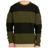 KnowledgeCotton Apparel Cable Block Crew Neck Knit - Wool Jumper