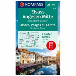 2221 Elsass, Vogesen Mitte (2-K-Set) - Hiking Map