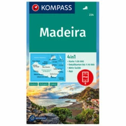 Wanderkarte Madeira - Hiking Map