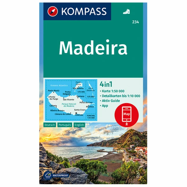 Wanderkarte Madeira - Hiking Map 3 Wanderkarte Madeira - Hiking Map