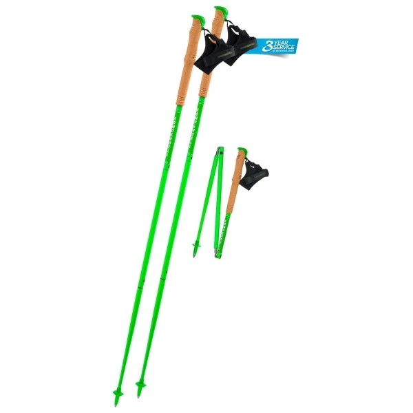 Komperdell Carbon FXP Team Green Foldable - Running Poles 3 Komperdell Carbon FXP Team Green Foldable - Running Poles