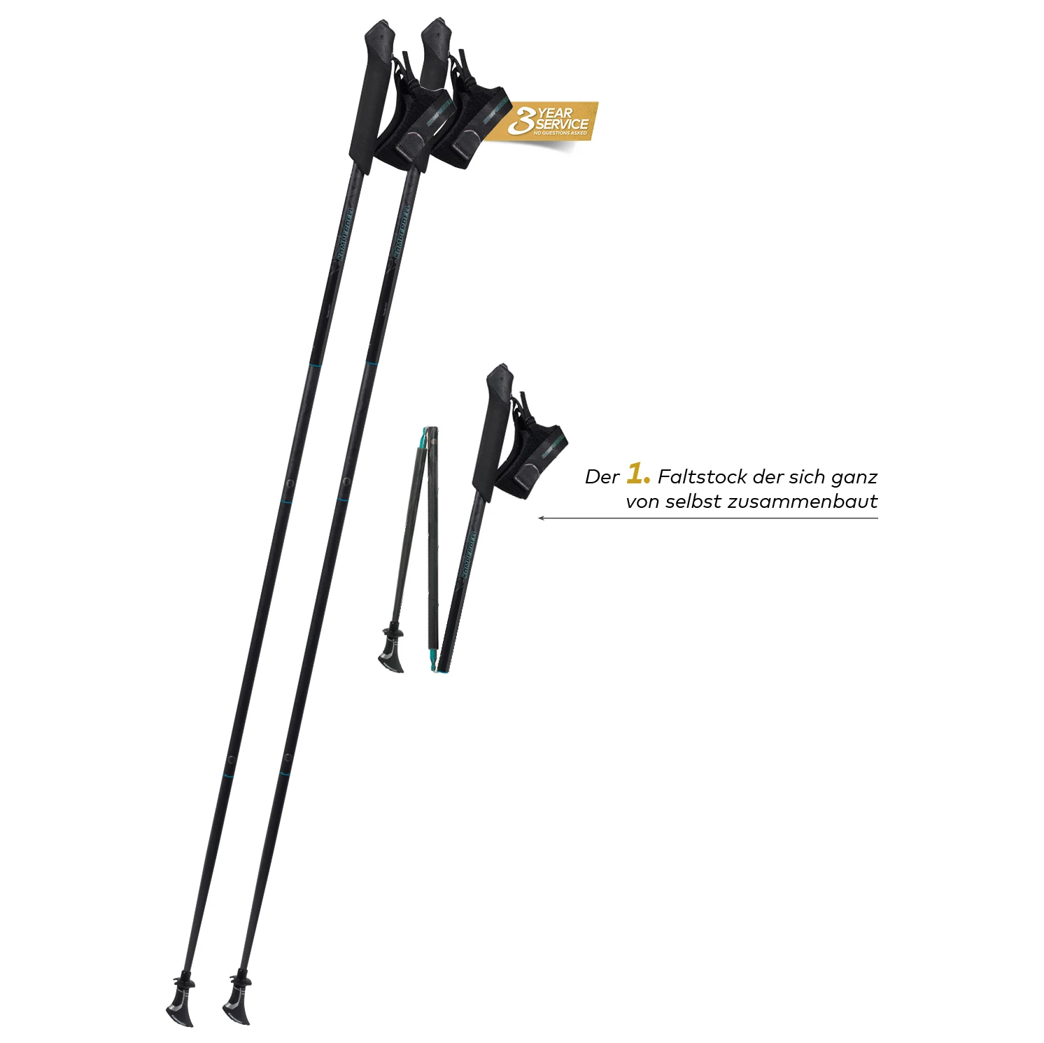 Komperdell Traveller FXP - Nordic Walking Poles 4 Komperdell Traveller FXP - Nordic Walking Poles - Image 2