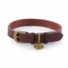 Le Chameau Waxed Cotton/Leather Dog Collar - Dog Accessories