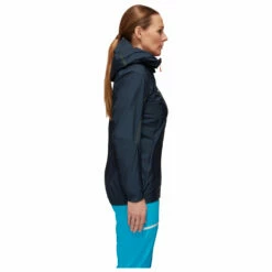 Mammut Women's Nordwand Light HS Hooded Jacket - Waterproof Jacket 8 Mammut Women's Nordwand Light HS Hooded Jacket - Waterproof Jacket -Outdoor Equipment Sales Shop mammut womens nordwand light hs hooded jacket waterproof jacket detail 3