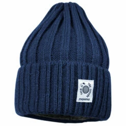 Maximo Kid's Mütze Gerippt Mit Umschlag - Beanie