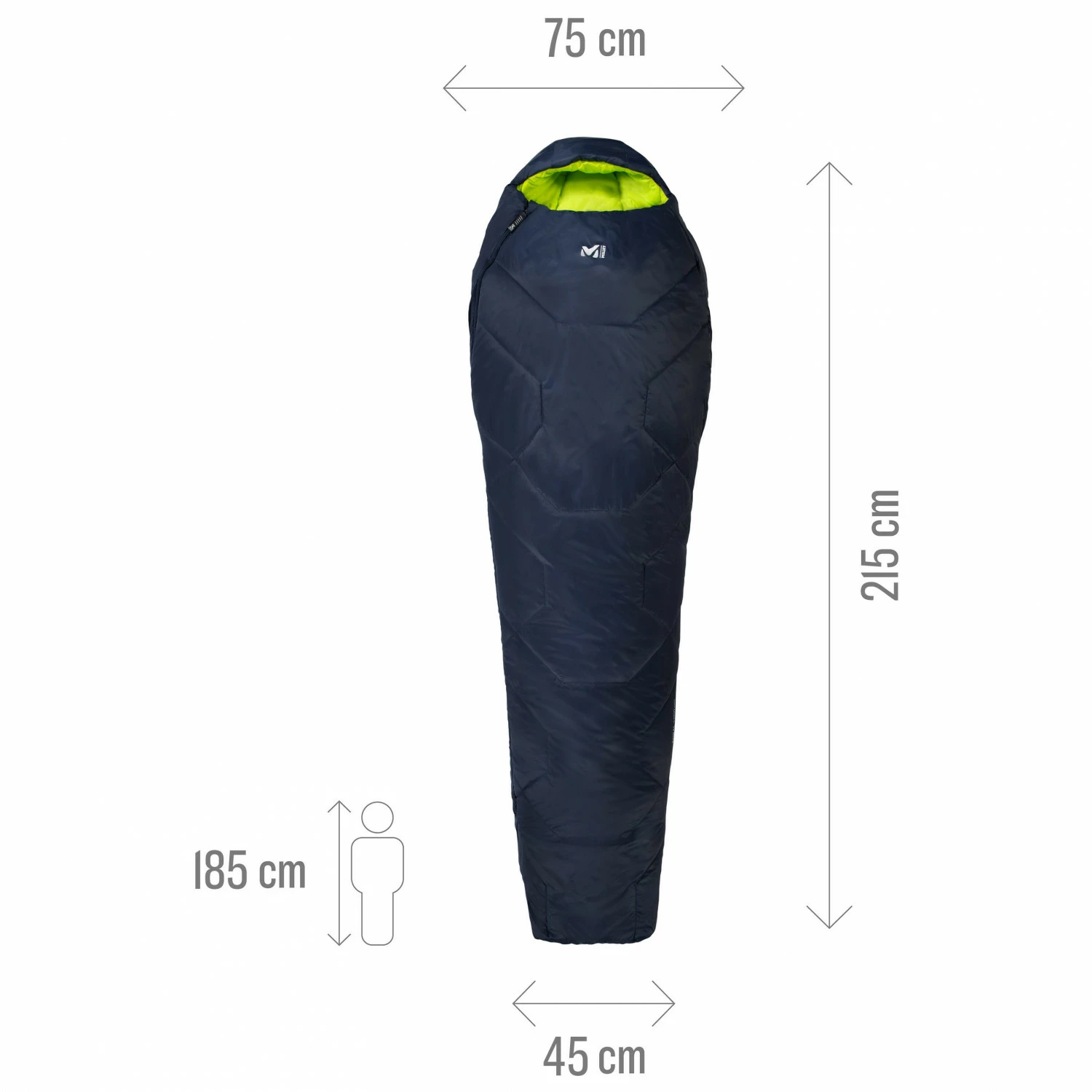 Millet Baikal 1100 - Synthetic Sleeping Bag 5 Millet Baikal 1100 - Synthetic Sleeping Bag - Image 3