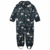Minymo Girls's Softshell Suit AOP - Overall