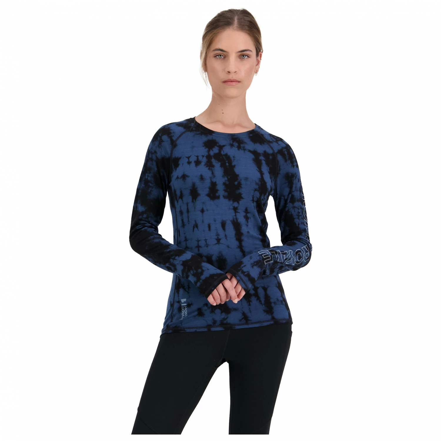 Mons Royale Women's Bella Merino Air-Con L/S Tie Dyed - Merino Base Layer 4 Mons Royale Women's Bella Merino Air-Con L/S Tie Dyed - Merino Base Layer - Image 2