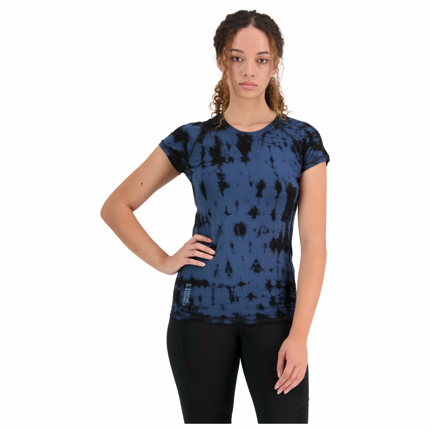 Mons Royale Women's Bella Merino Air-Con Tee Tie Dyed - Merino Base Layer 4 Mons Royale Women's Bella Merino Air-Con Tee Tie Dyed - Merino Base Layer - Image 2