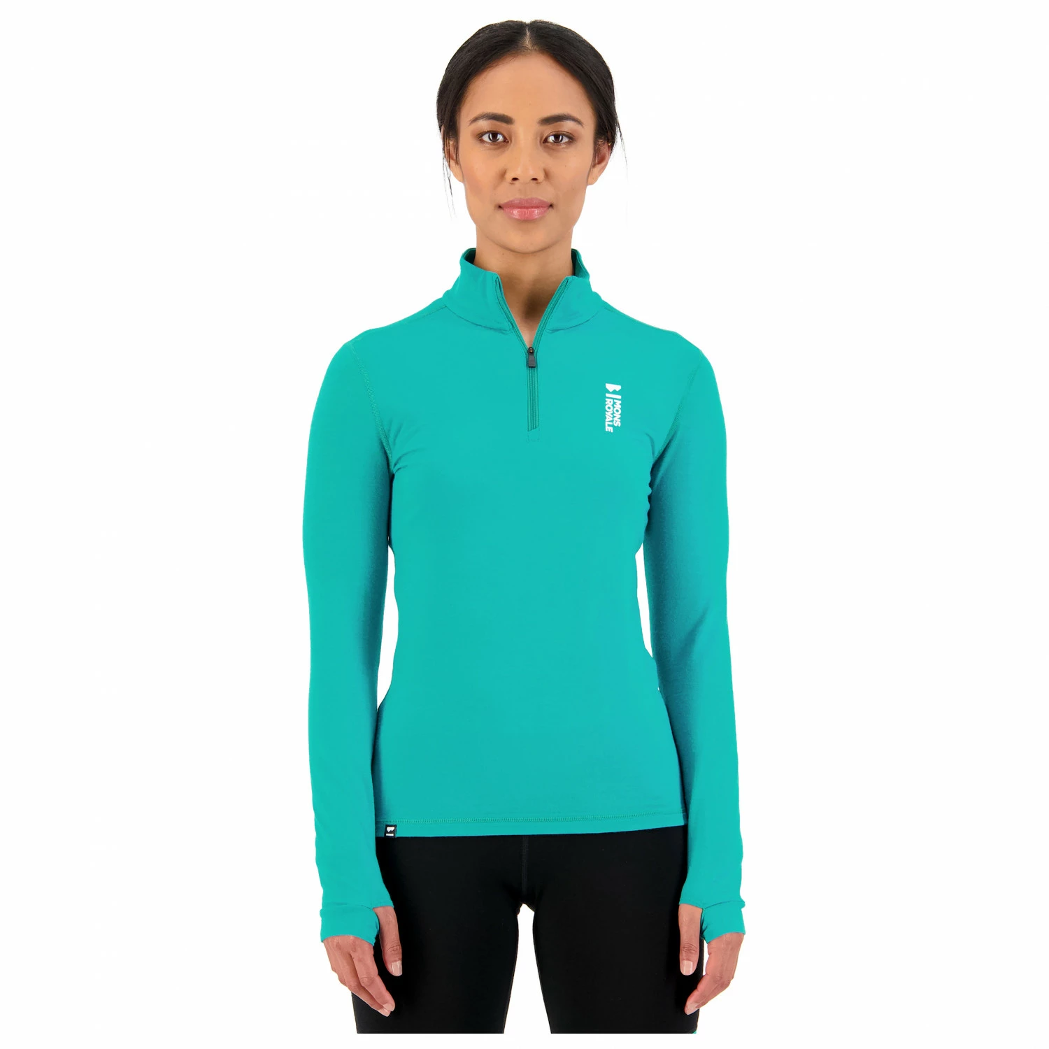 Mons Royale Women's Cascade Merino Flex 200 1/4 Zip - Merino Base Layer 5 Mons Royale Women's Cascade Merino Flex 200 1/4 Zip - Merino Base Layer - Image 3