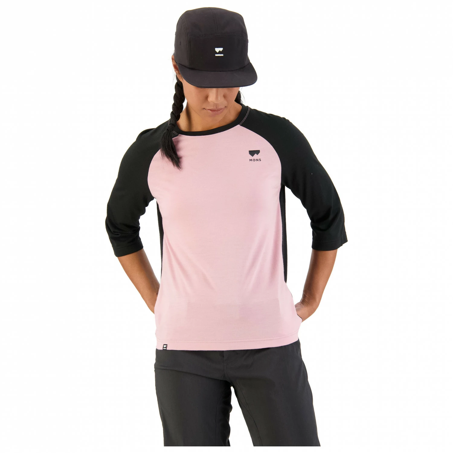 Mons Royale Women's Tarn Merino Shift Raglan 3/4 - Cycling Jersey 4 Mons Royale Women's Tarn Merino Shift Raglan 3/4 - Cycling Jersey - Image 2